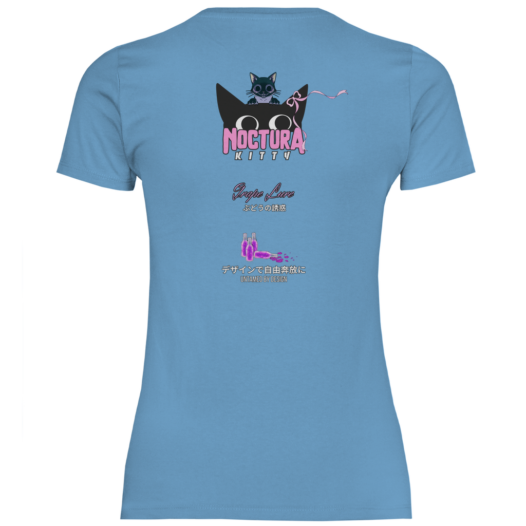 Girly T-Shirt "Grape Lure" Premium Ribbon Edition