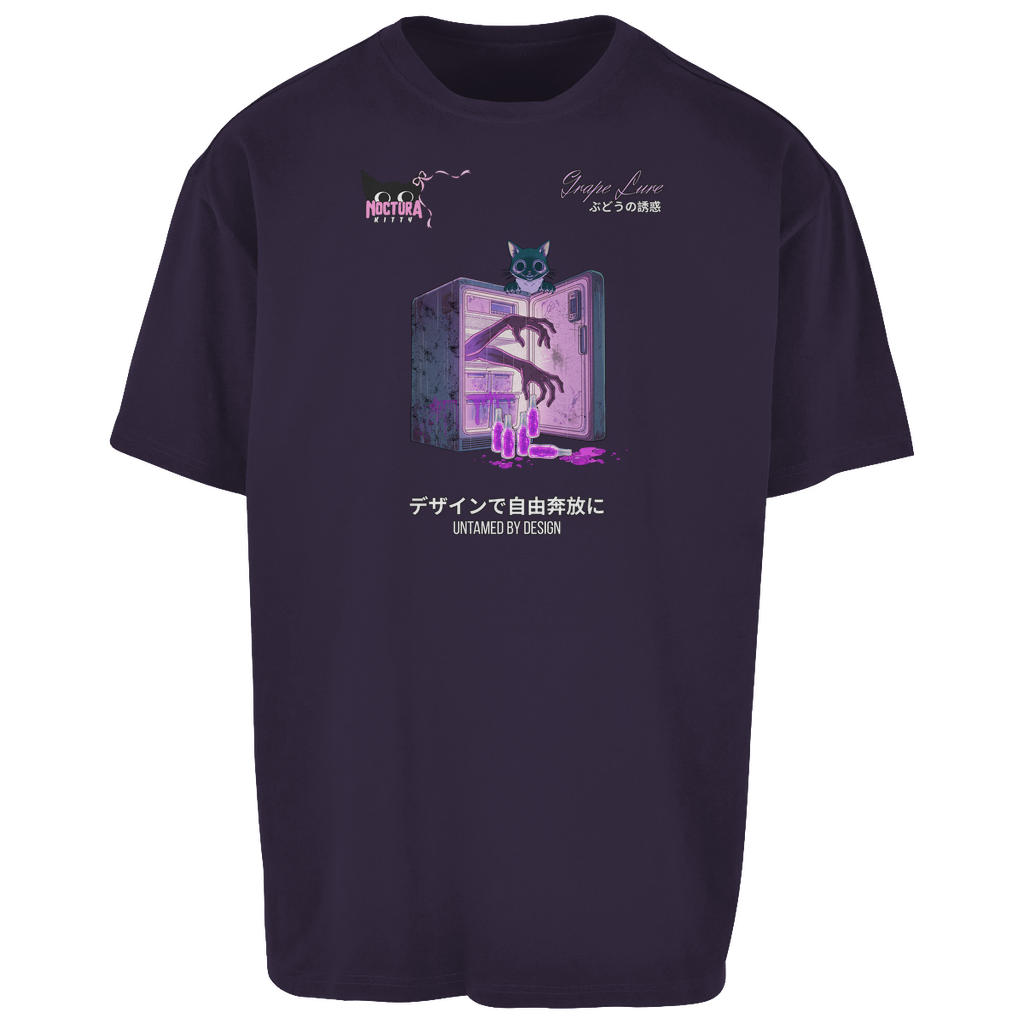 Unisex Oversize T-Shirt "Grape Lure" Premium Ribbon Edition