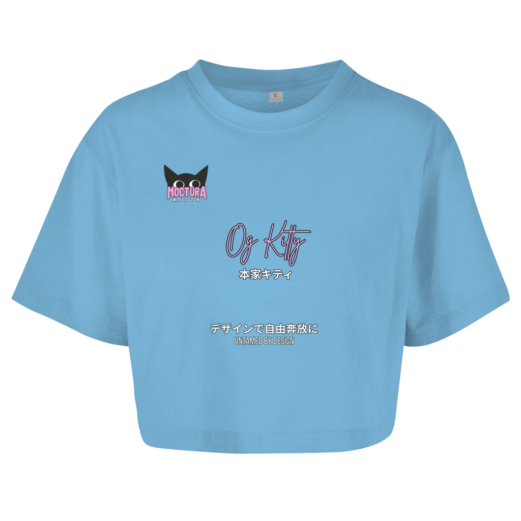 Oversized Crop Top "OG Kitty"
