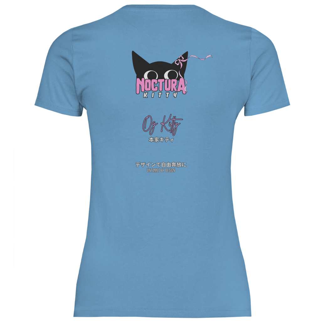 Girly T-Shirt "OG Kitty" Premium Ribbon Edition