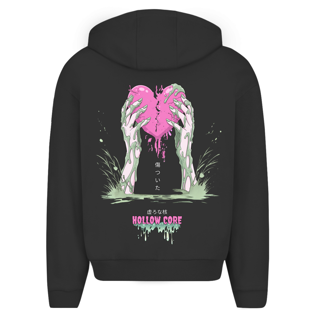 Unisex Oversize Zip Hoodie "Hollow Core" Premium Edition