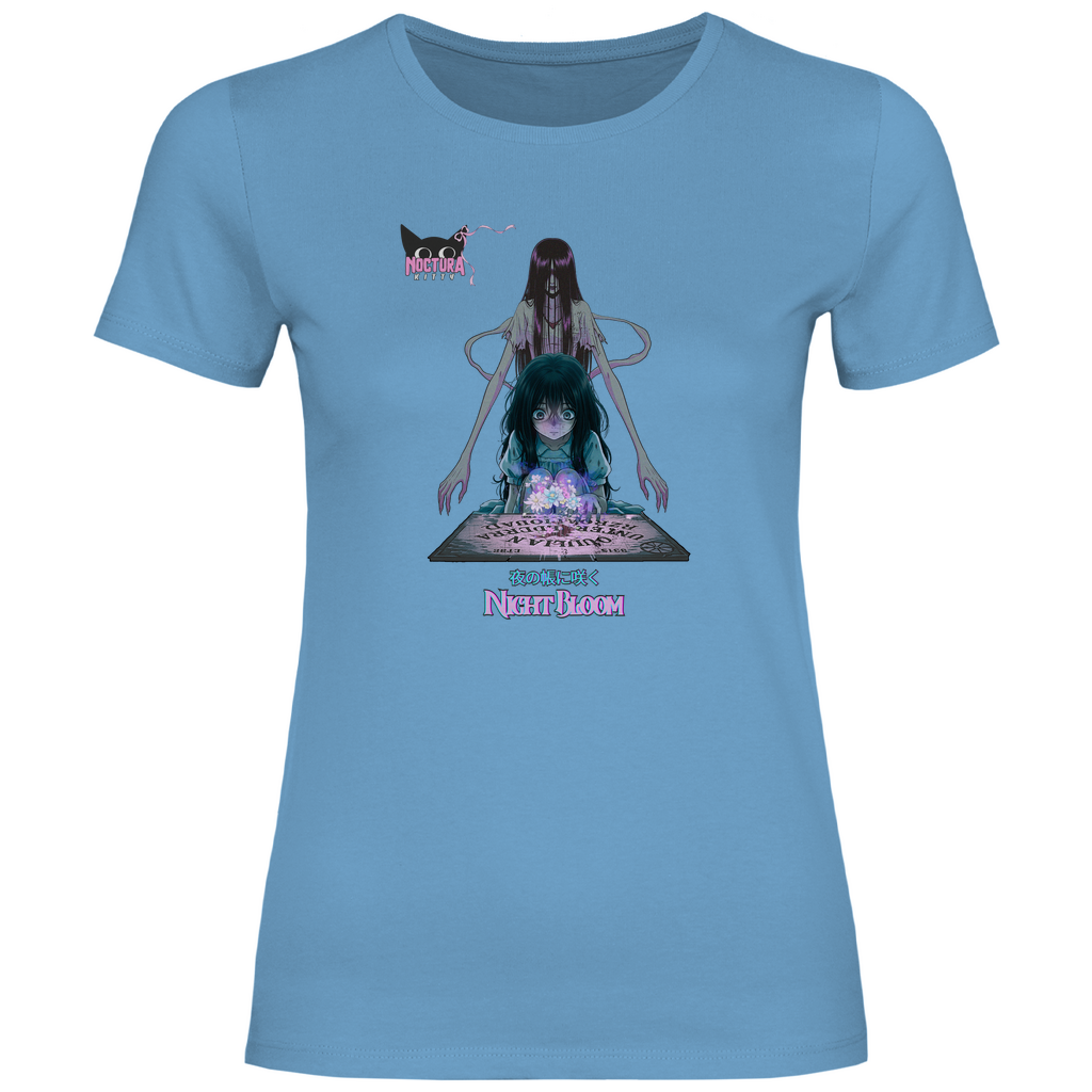 Girly T-Shirt "Night Bloom" Premium Ribbon Edition