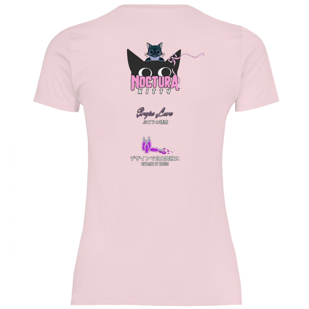 Girly T-Shirt "Grape Lure" Premium Ribbon Edition