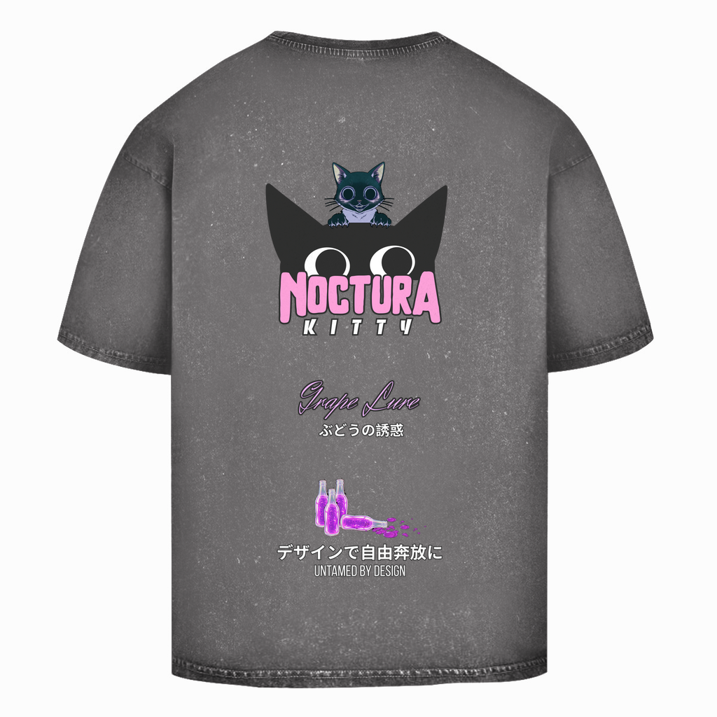 Unisex Oversize T-Shirt Washed "Grape Lure" Premium Edition
