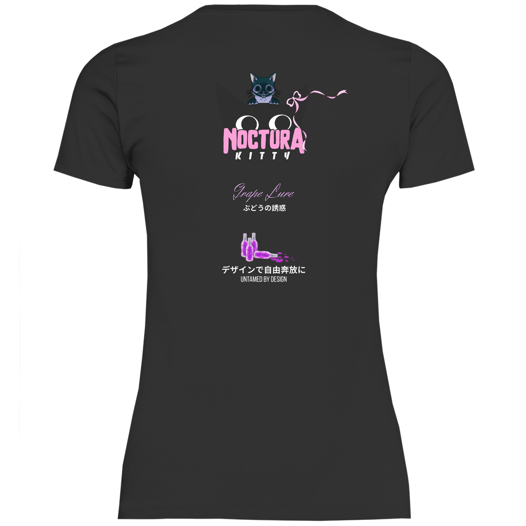 Girly T-Shirt "Grape Lure" Premium Ribbon Edition