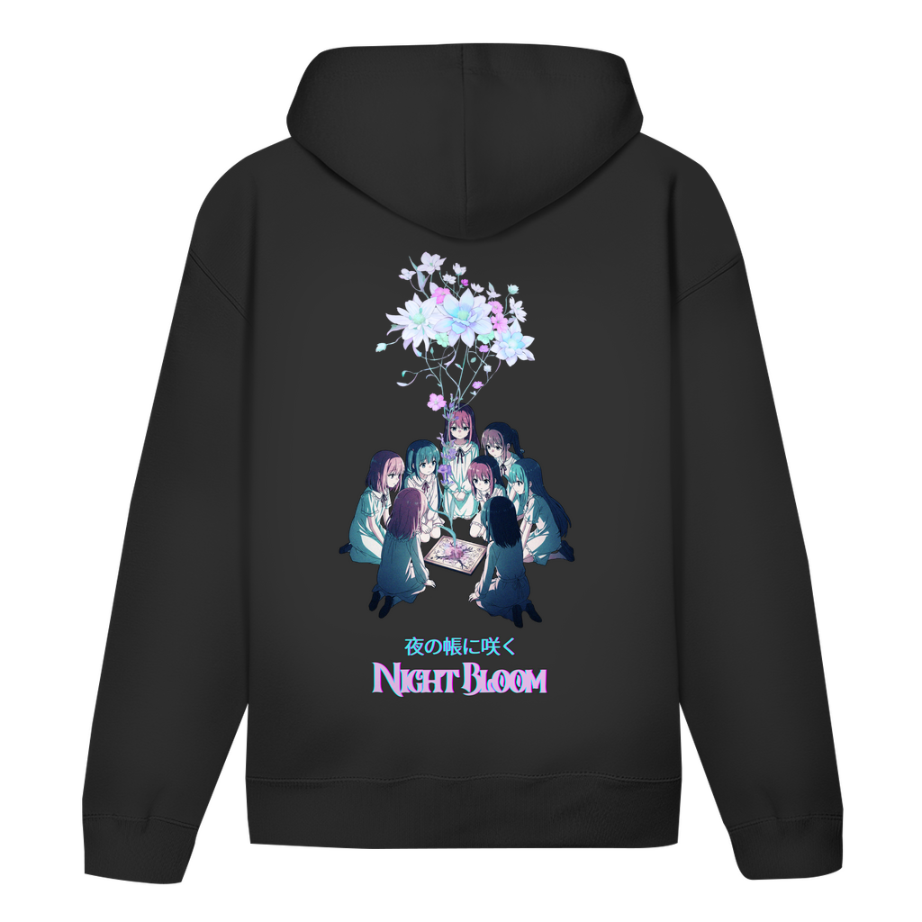 Unisex Hoodie "Night Bloom" Premium Ribbon Edition