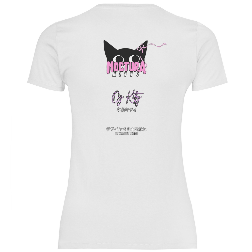 Girly T-Shirt "OG Kitty" Premium Ribbon Edition