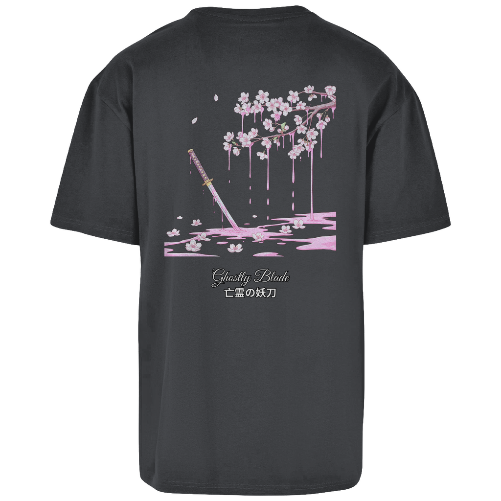 Unisex Oversize T-Shirt "Ghostly Blade" Premium Ribbon Edition