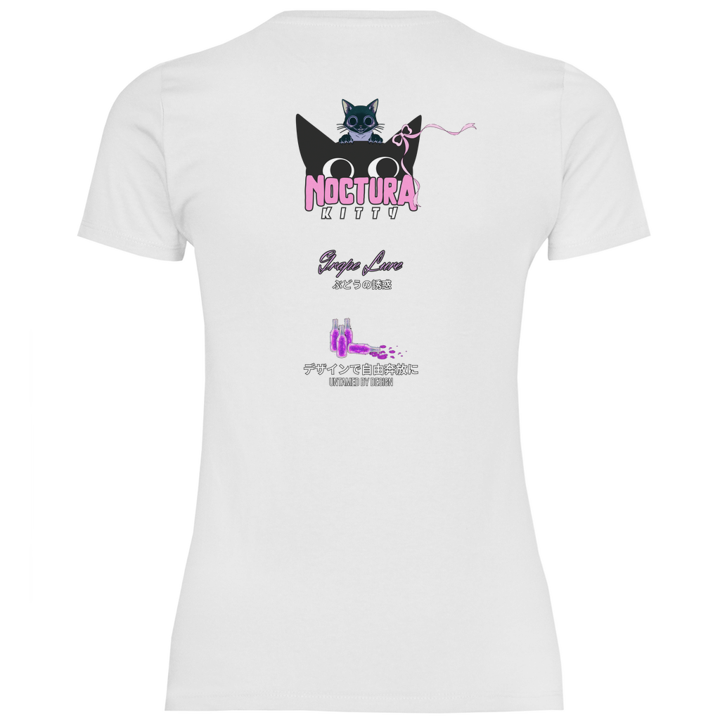 Girly T-Shirt "Grape Lure" Premium Ribbon Edition