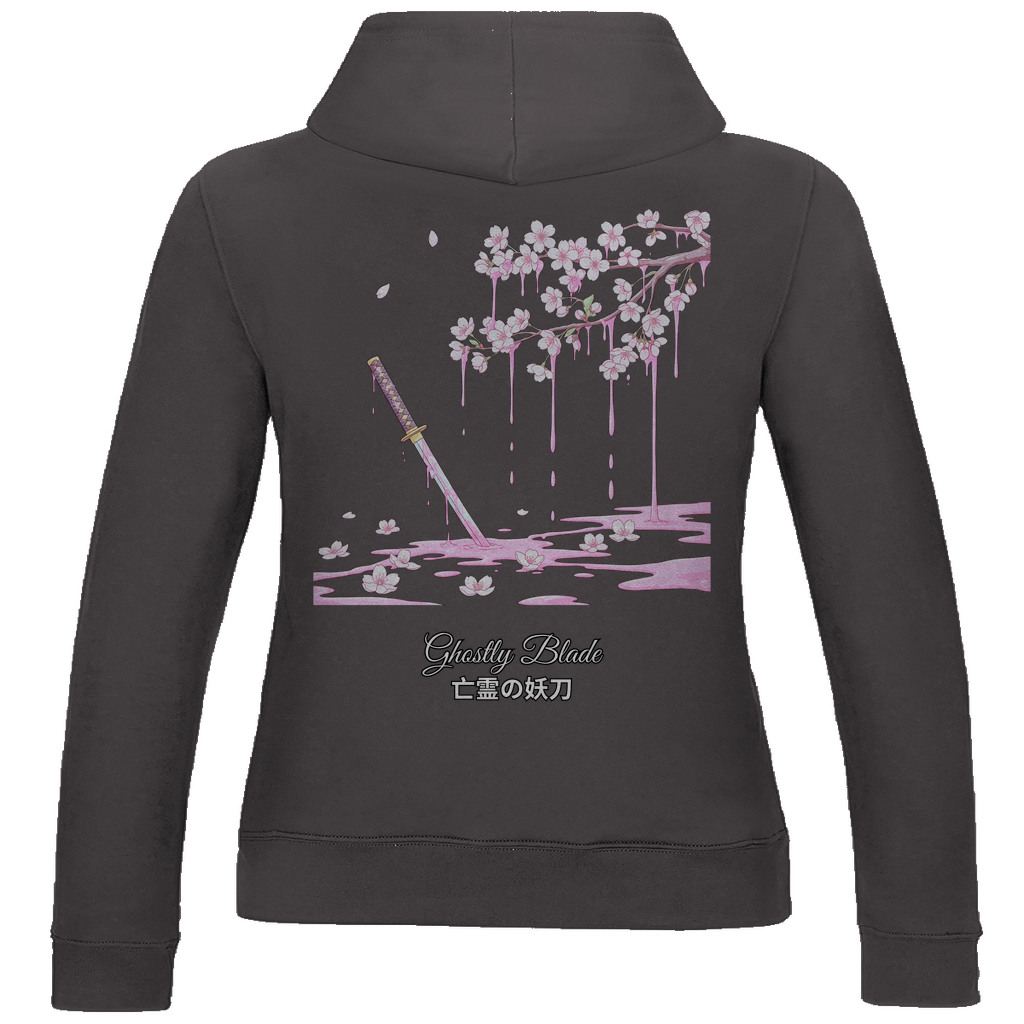 Damen Hoodie "Ghostly Blade" Premium Ribbon Edition