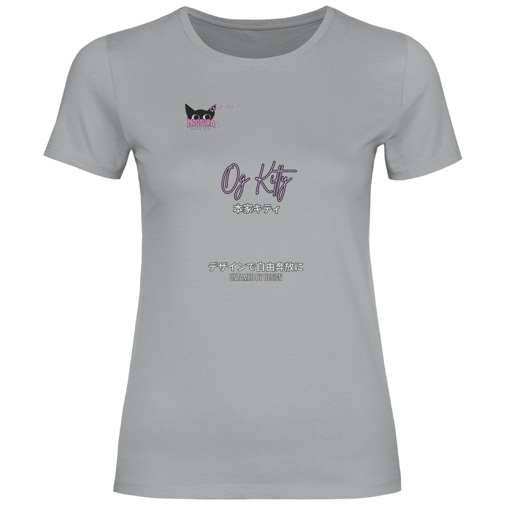 Girly T-Shirt "OG Kitty" Premium Ribbon Edition