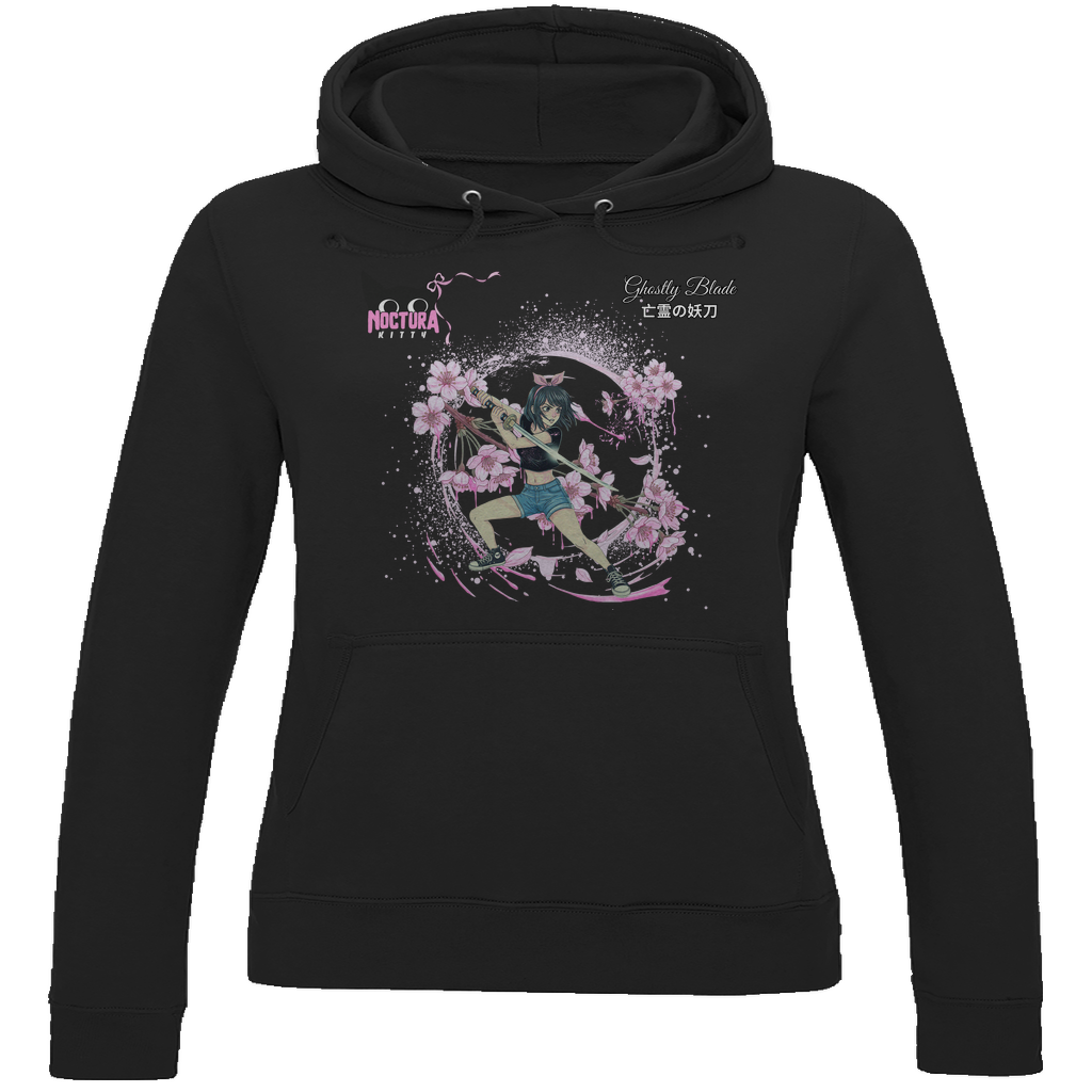 Damen Hoodie "Ghostly Blade" Premium Ribbon Edition