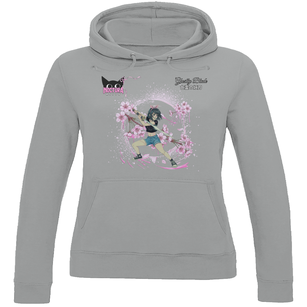 Damen Hoodie "Ghostly Blade" Premium Ribbon Edition