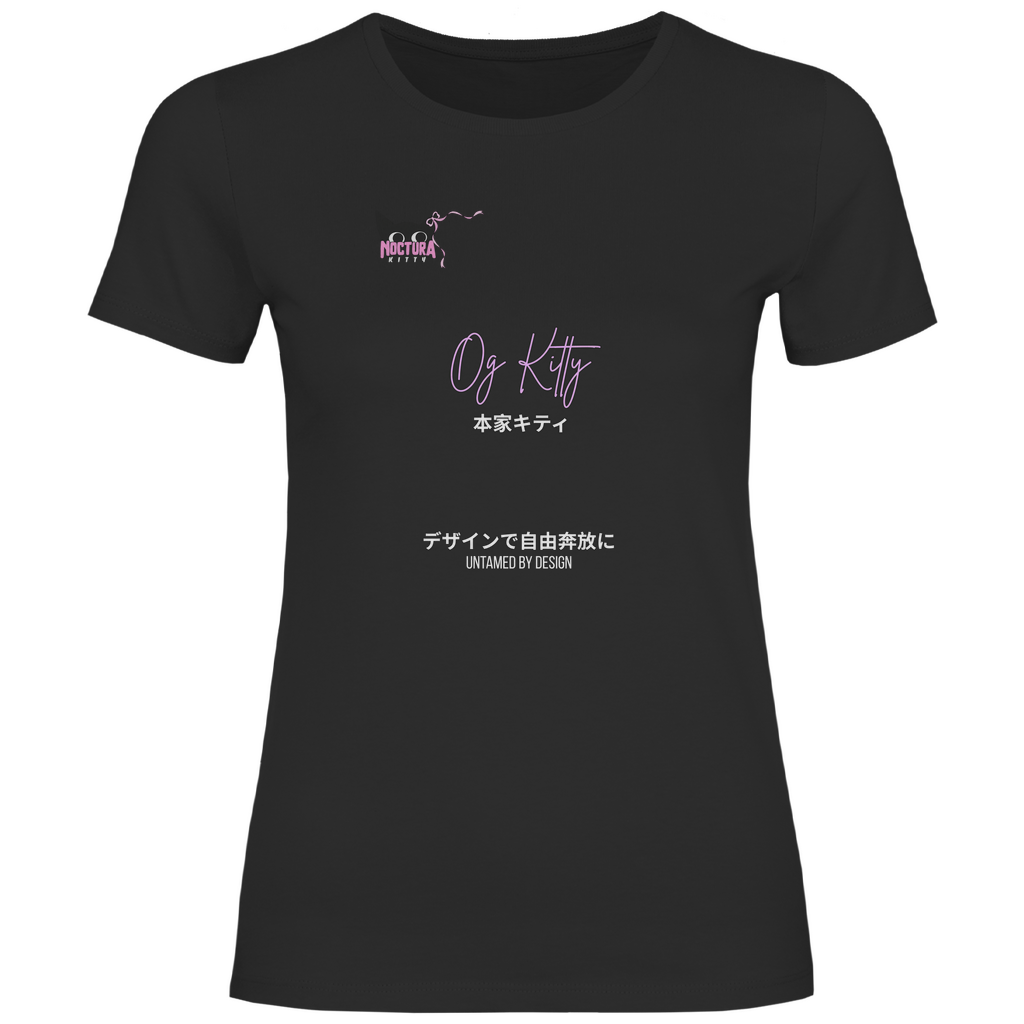 Girly T-Shirt "OG Kitty" Premium Ribbon Edition