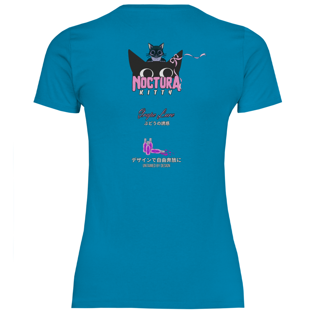 Girly T-Shirt "Grape Lure" Premium Ribbon Edition