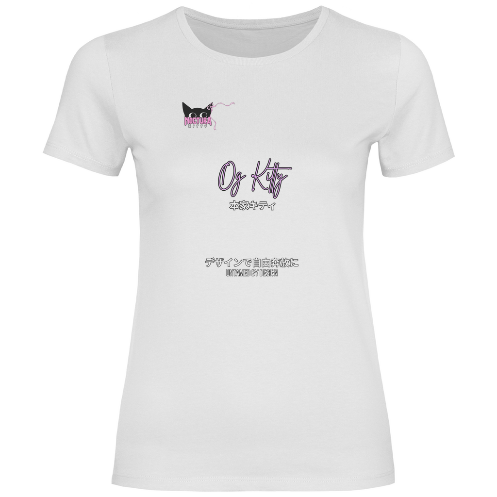 Girly T-Shirt "OG Kitty" Premium Ribbon Edition