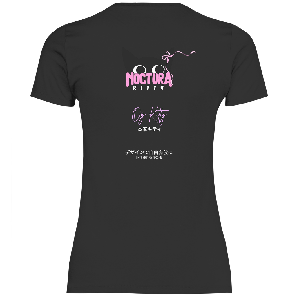 Girly T-Shirt "OG Kitty" Premium Ribbon Edition