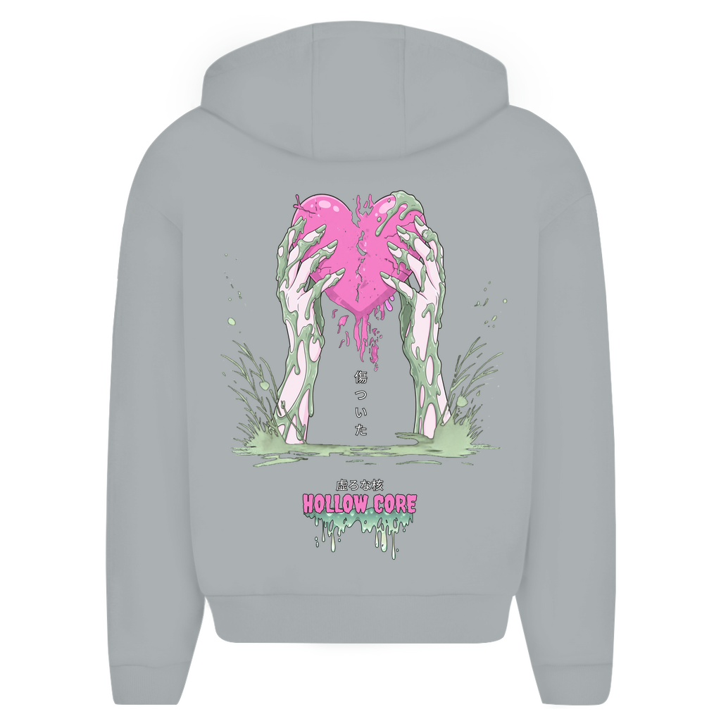 Unisex Oversize Zip Hoodie "Hollow Core" Premium Edition