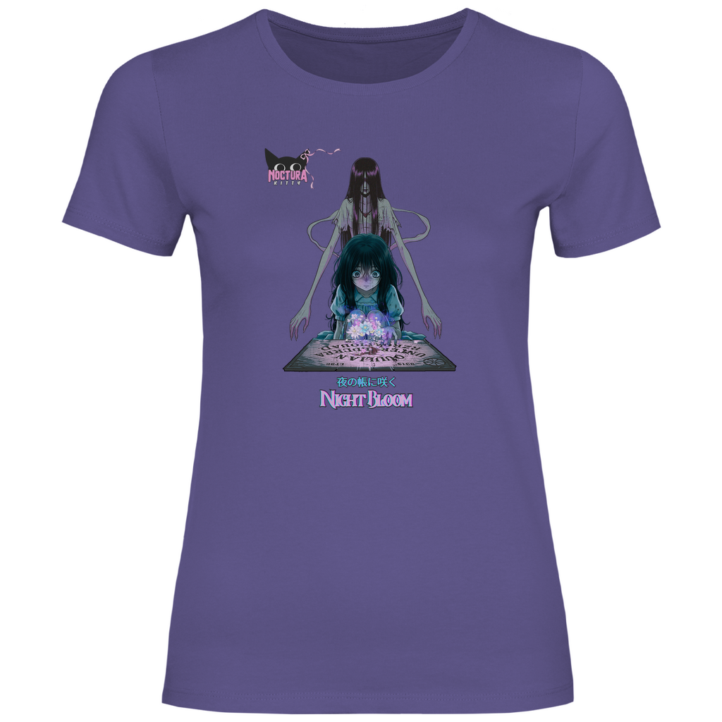 Girly T-Shirt "Night Bloom" Premium Ribbon Edition