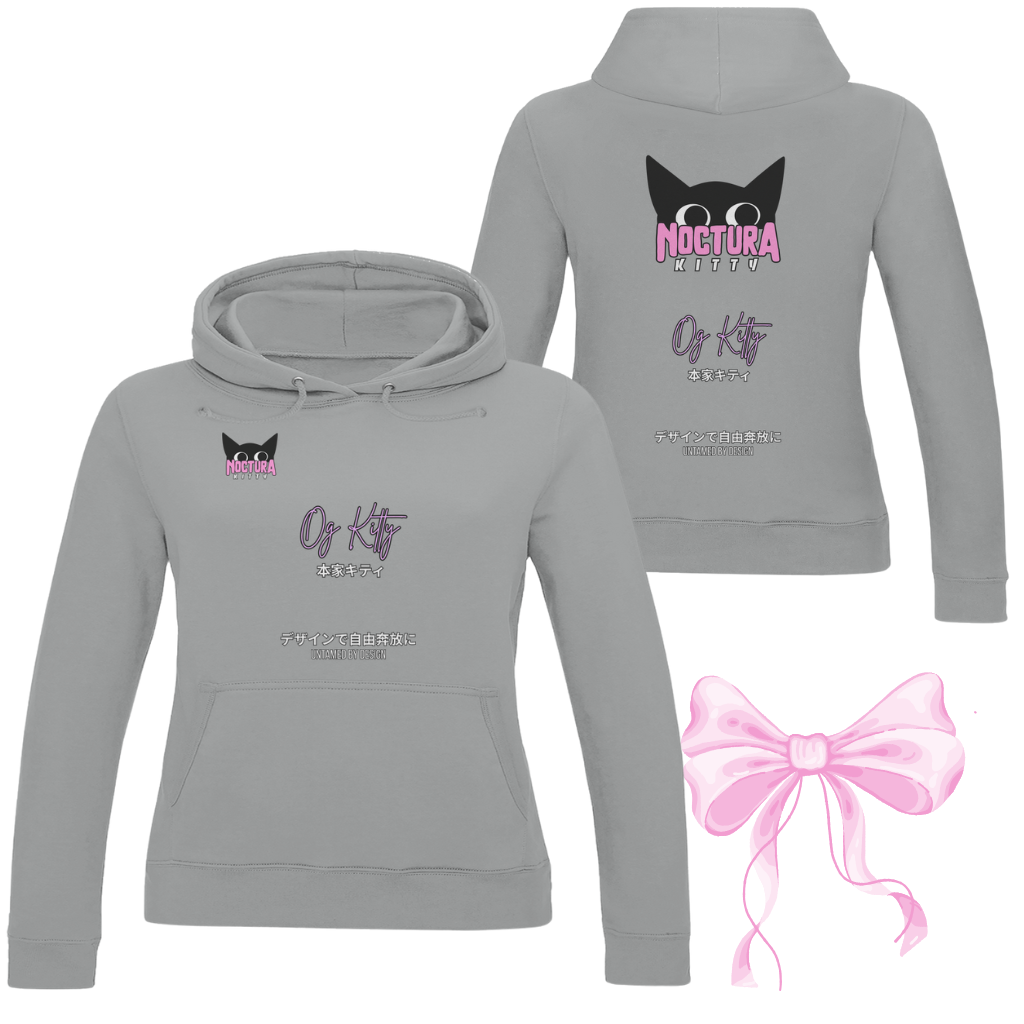 Damen Hoodie "OG Kitty" Premium Ribbon Edition