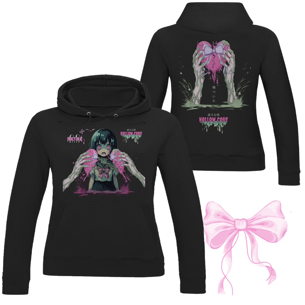 Damen Hoodie "Hollow Core" Premium Ribbon Edition