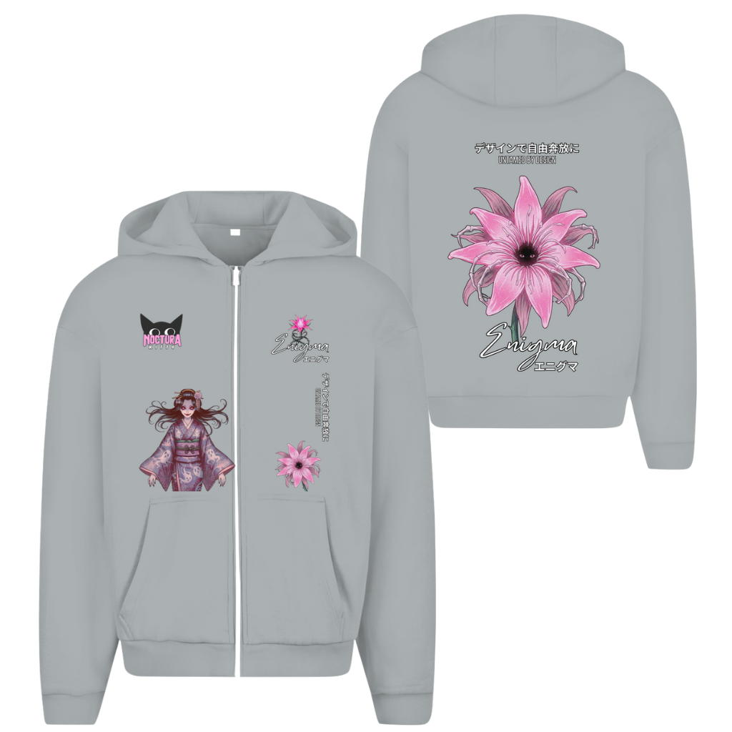 Unisex Oversize Zip Hoodie "Enigma" Premium Edition