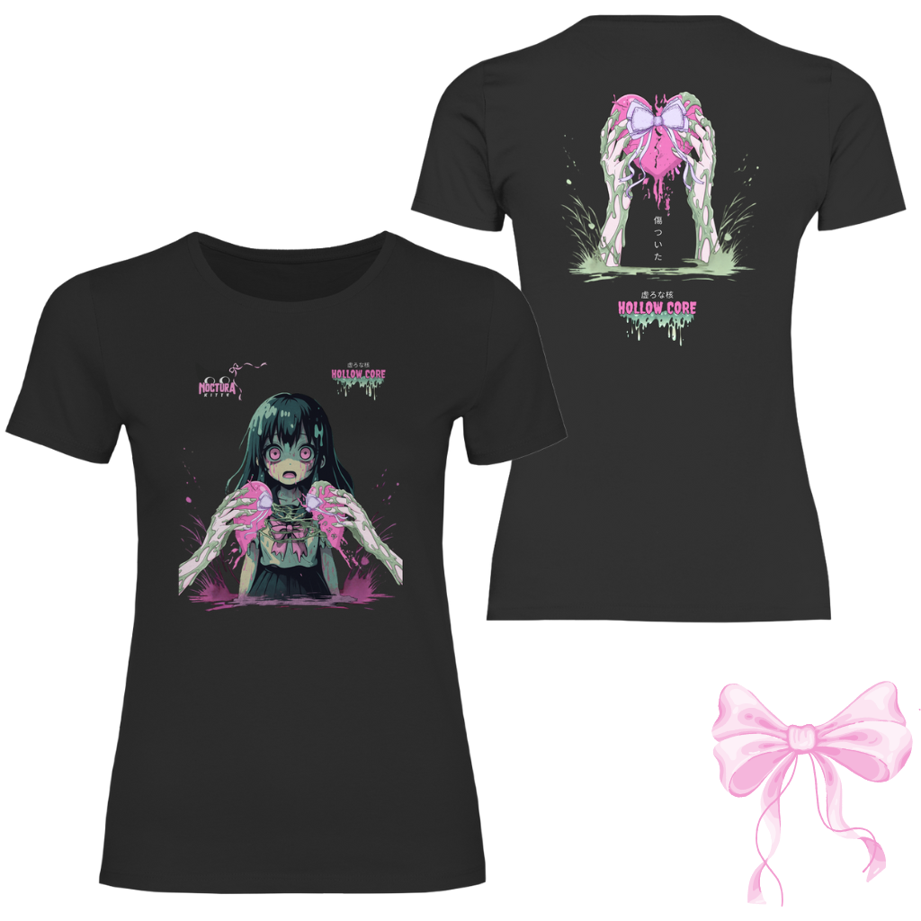 Girly T-Shirt "Hollow Core" Premium Ribbon Edition