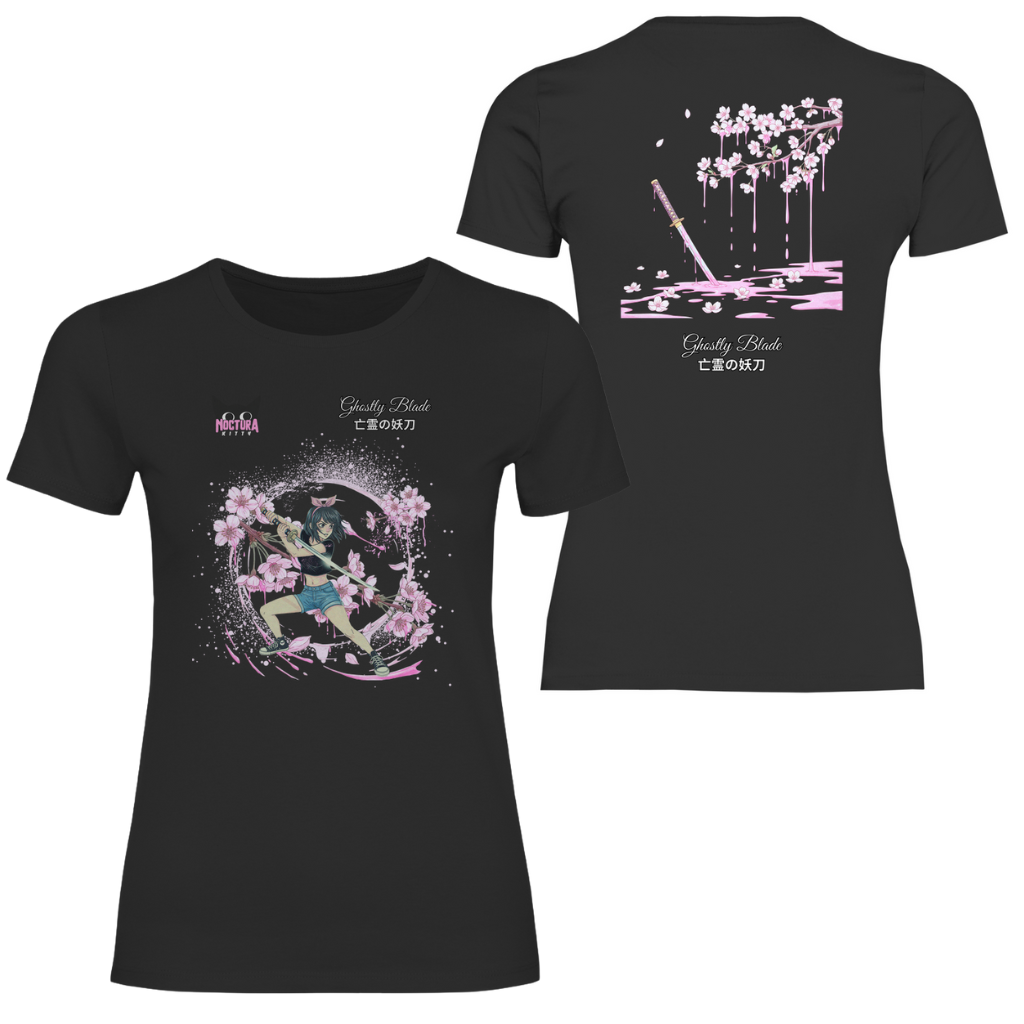 Girly T-Shirt "Ghostly Blade" Premium Edition