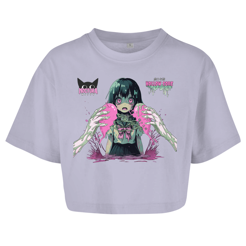 Oversized Crop Top "Hollow Core"