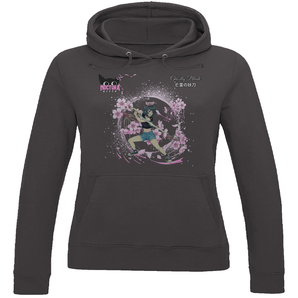 Damen Hoodie "Ghostly Blade" Premium Ribbon Edition