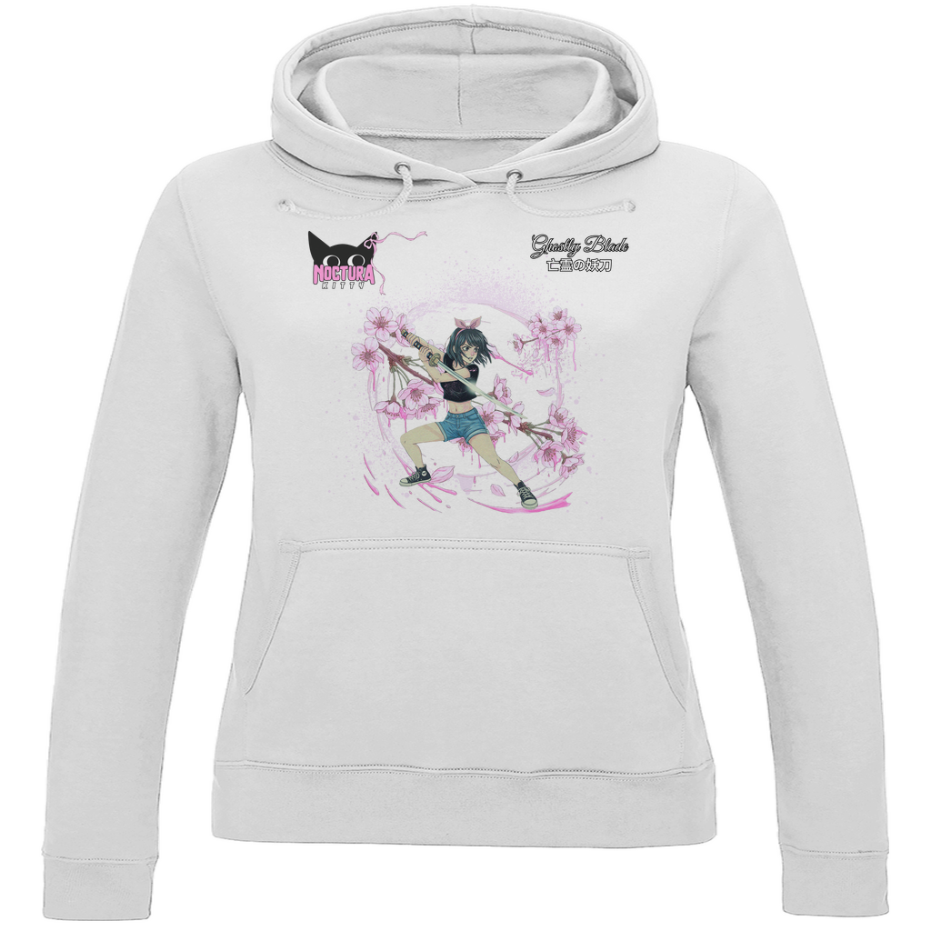 Damen Hoodie "Ghostly Blade" Premium Ribbon Edition