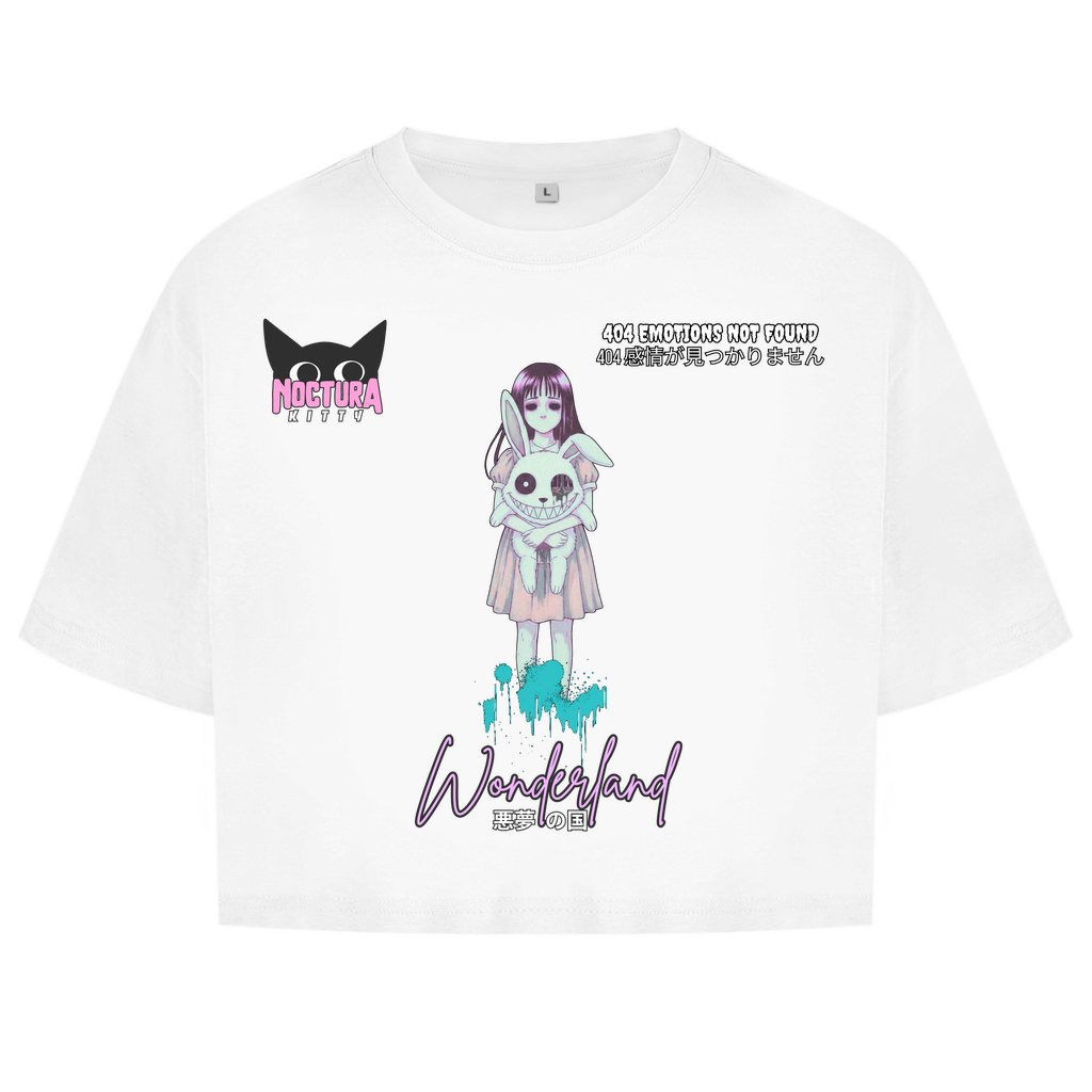 Oversized Crop Top "Wonderland"