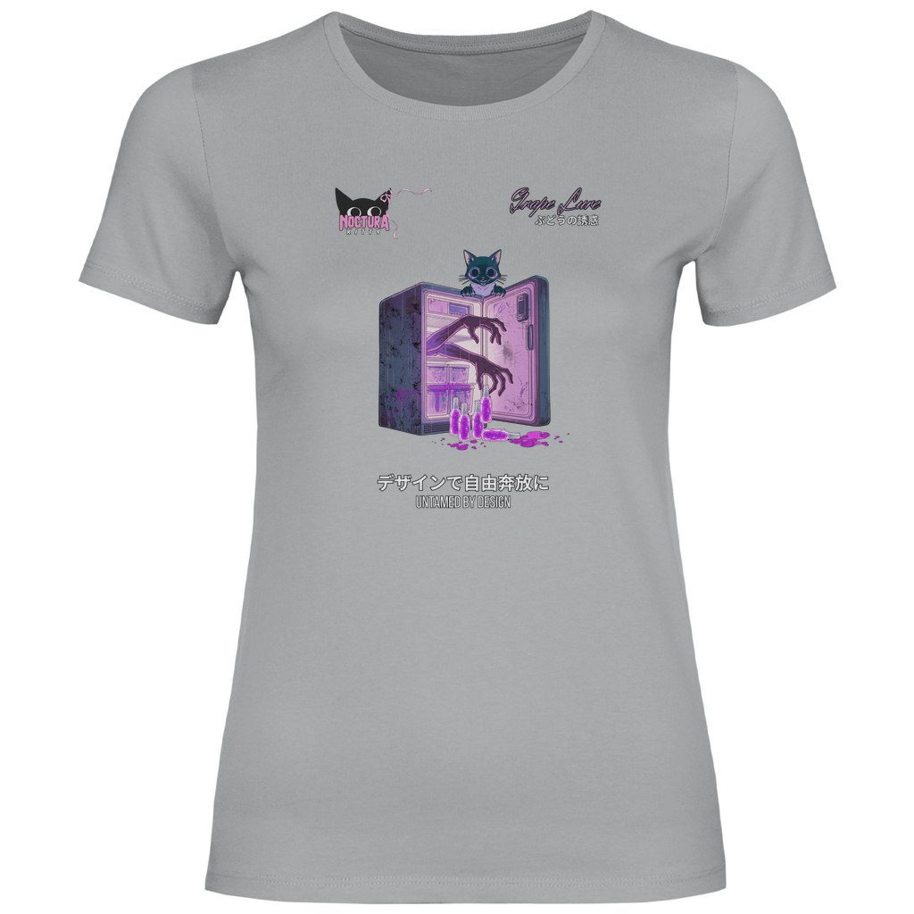 Girly T-Shirt "Grape Lure" Premium Ribbon Edition