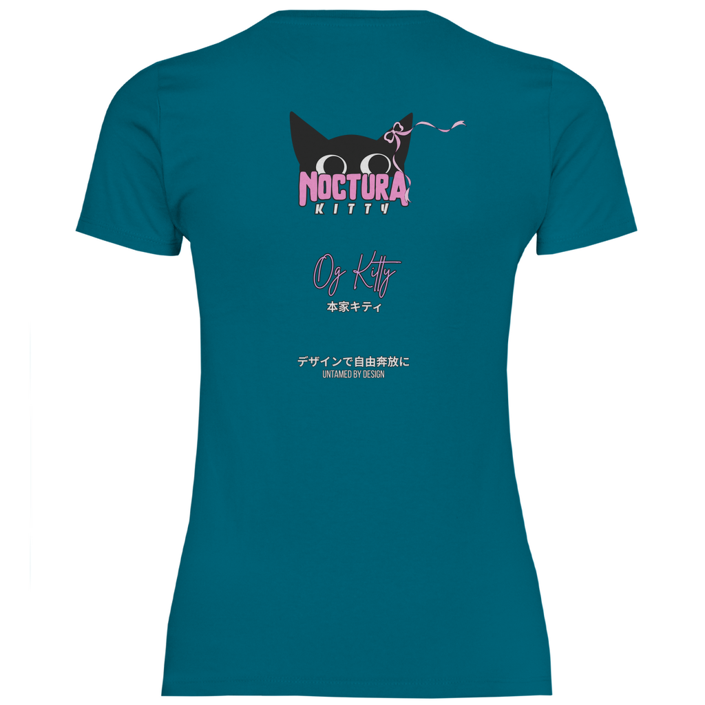 Girly T-Shirt "OG Kitty" Premium Ribbon Edition