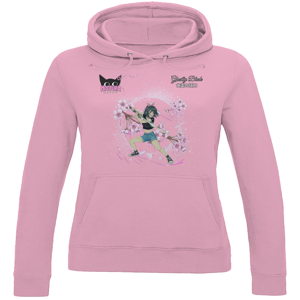 Damen Hoodie "Ghostly Blade" Premium Ribbon Edition