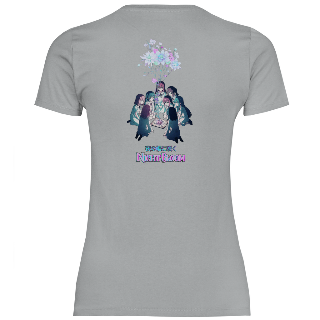 Girly T-Shirt "Night Bloom" Premium Ribbon Edition