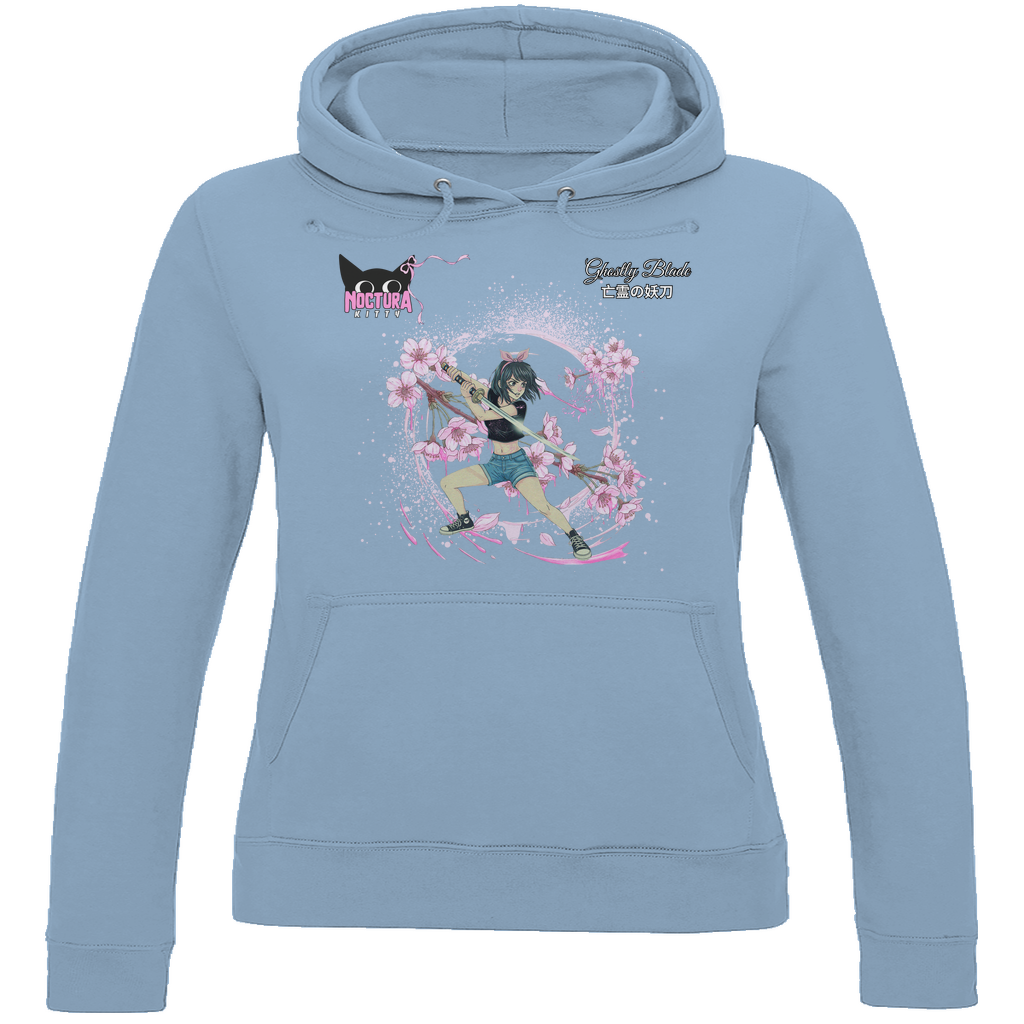 Damen Hoodie "Ghostly Blade" Premium Ribbon Edition