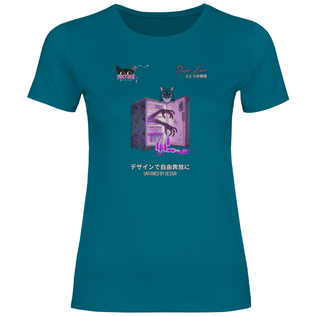 Girly T-Shirt "Grape Lure" Premium Ribbon Edition