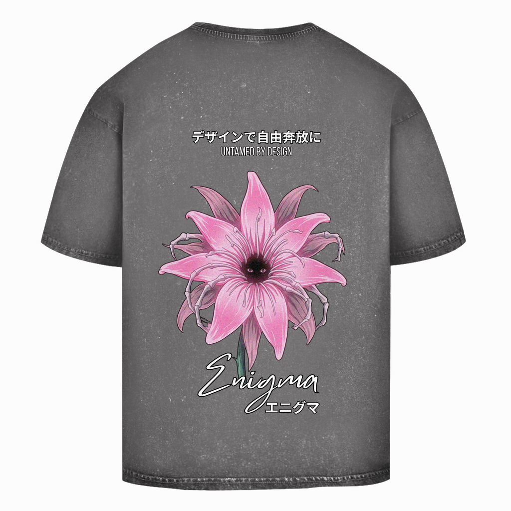 Unisex Oversize T-Shirt Washed "Enigma" Premium Ribbon Edition
