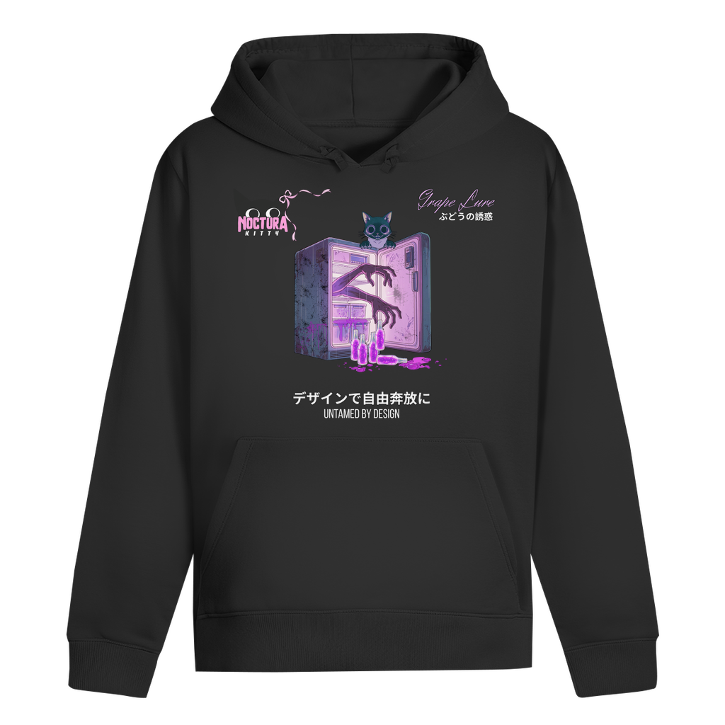 Unisex Hoodie "Grape Lure" Premium Ribbon Edition