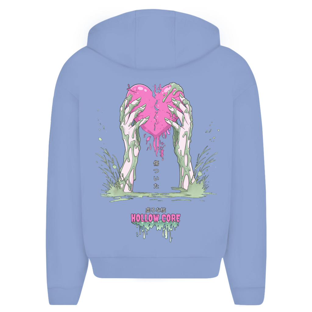 Unisex Oversize Zip Hoodie "Hollow Core" Premium Edition