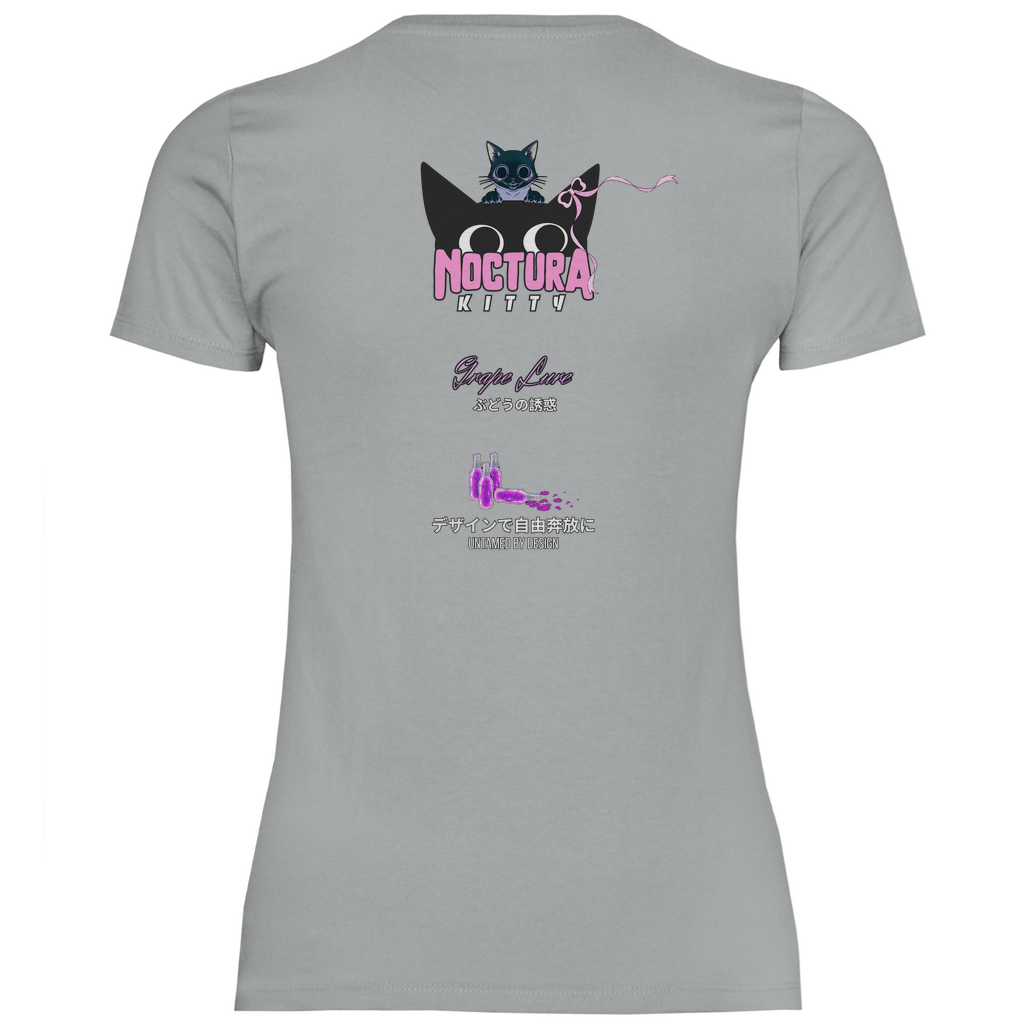 Girly T-Shirt "Grape Lure" Premium Ribbon Edition