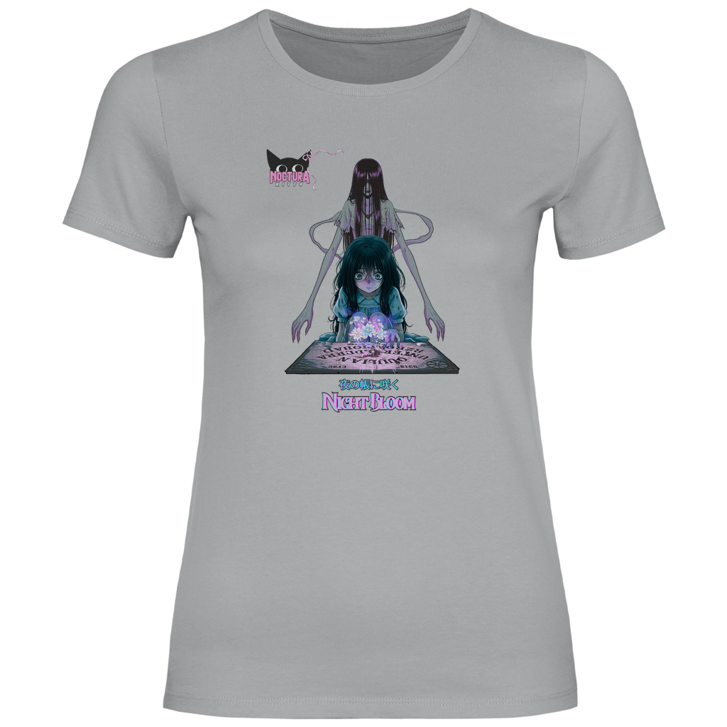 Girly T-Shirt "Night Bloom" Premium Ribbon Edition