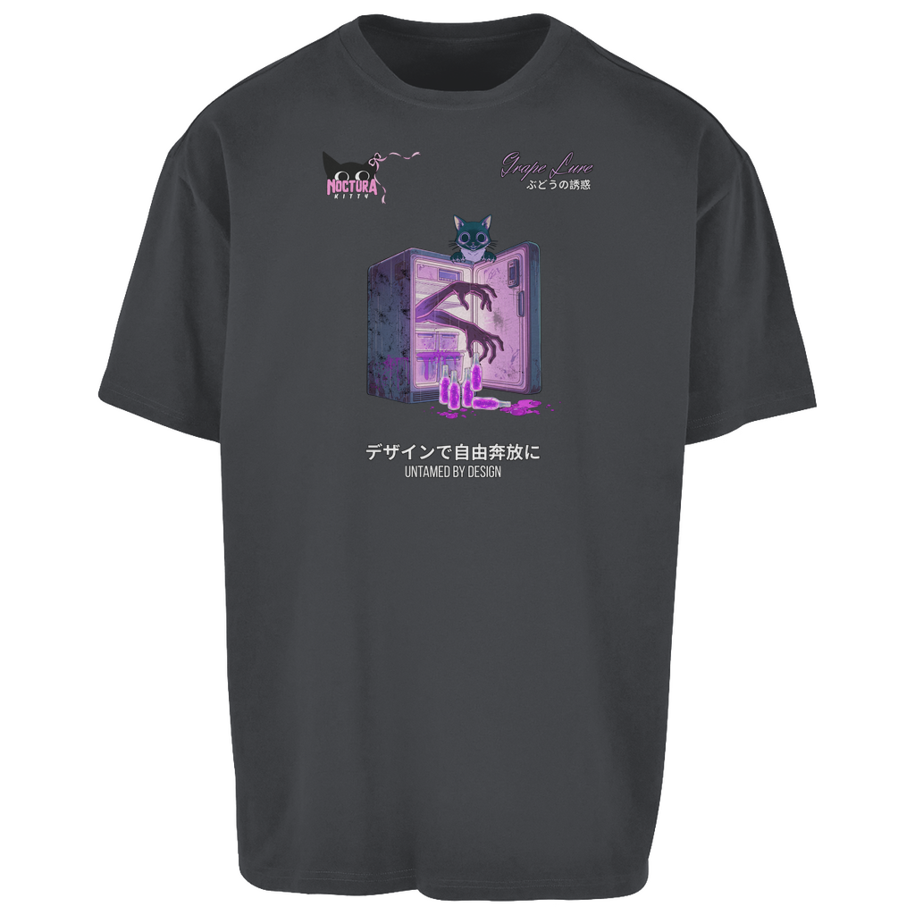 Unisex Oversize T-Shirt "Grape Lure" Premium Ribbon Edition