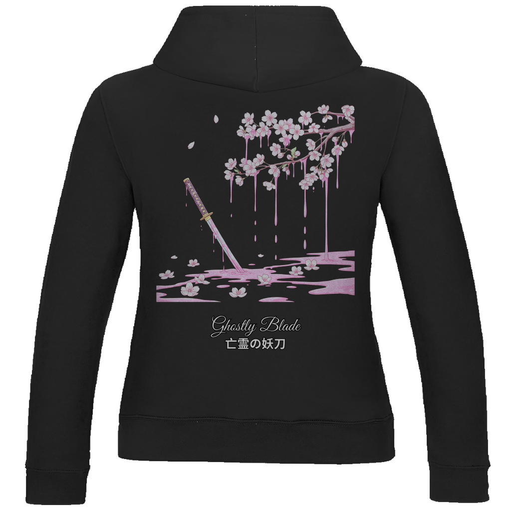Damen Hoodie "Ghostly Blade" Premium Ribbon Edition