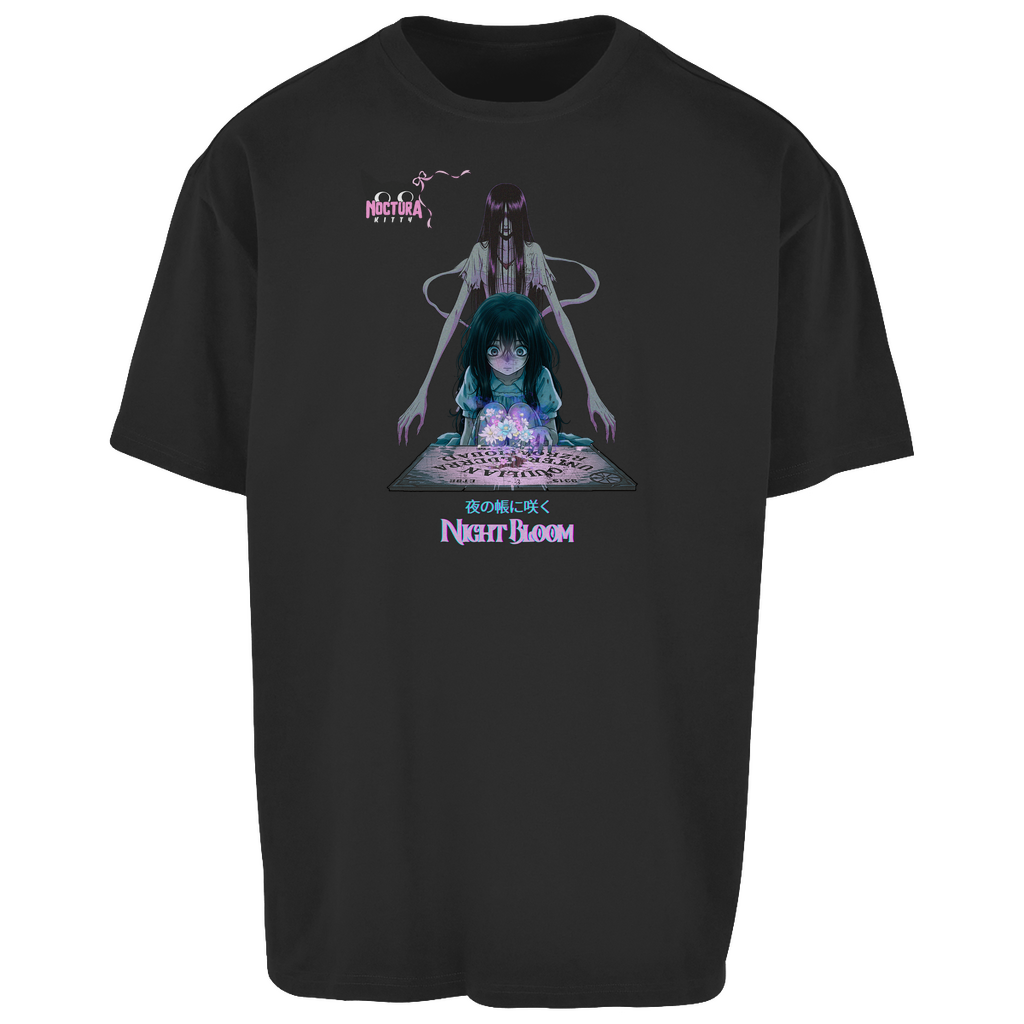 Unisex Oversize T-Shirt "Night Bloom"  Premium Ribbon  Edition