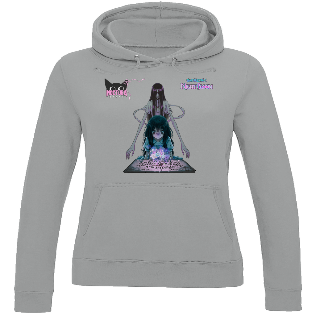 Damen Hoodie "Night Bloom" Premium Ribbon Edition