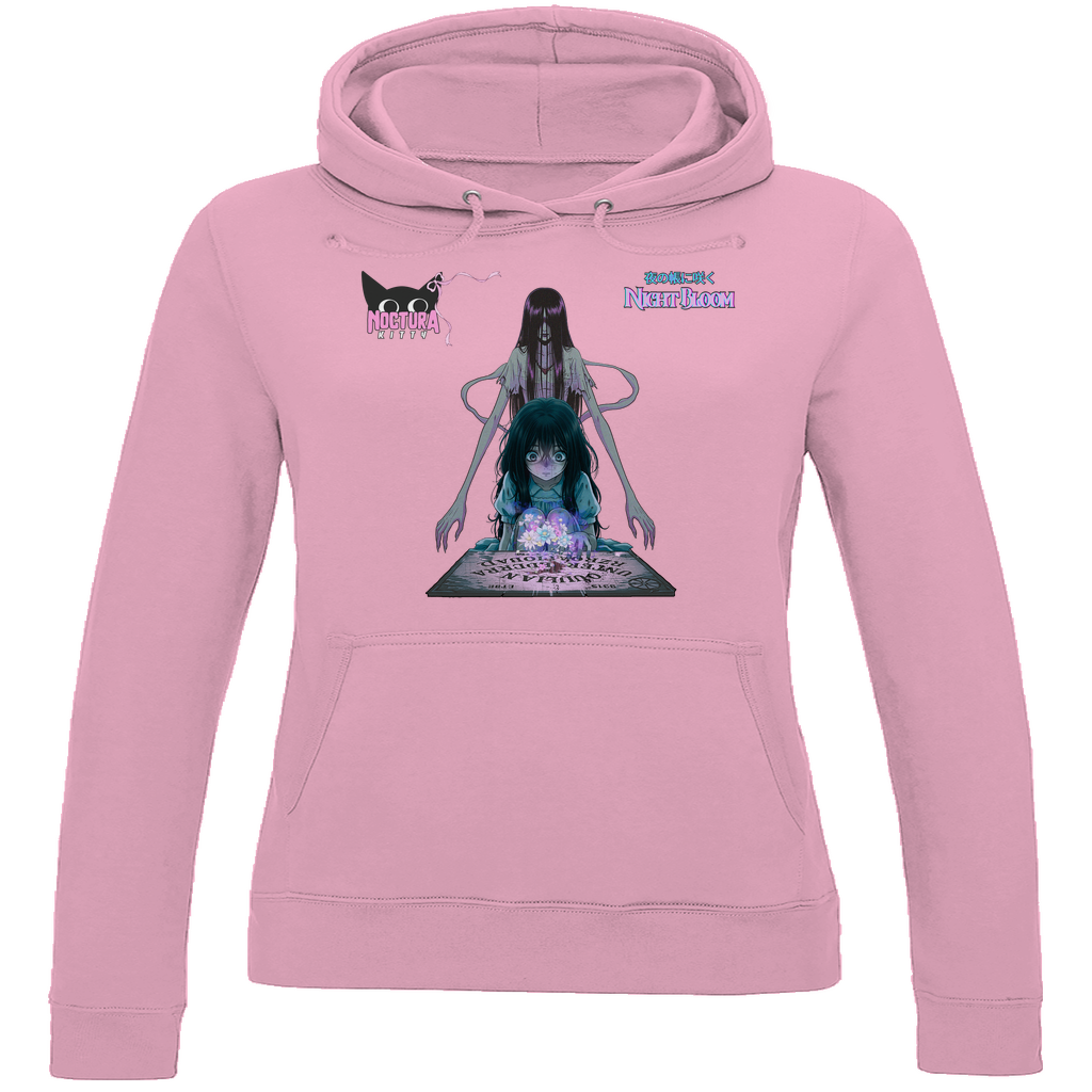 Damen Hoodie "Night Bloom" Premium Ribbon Edition