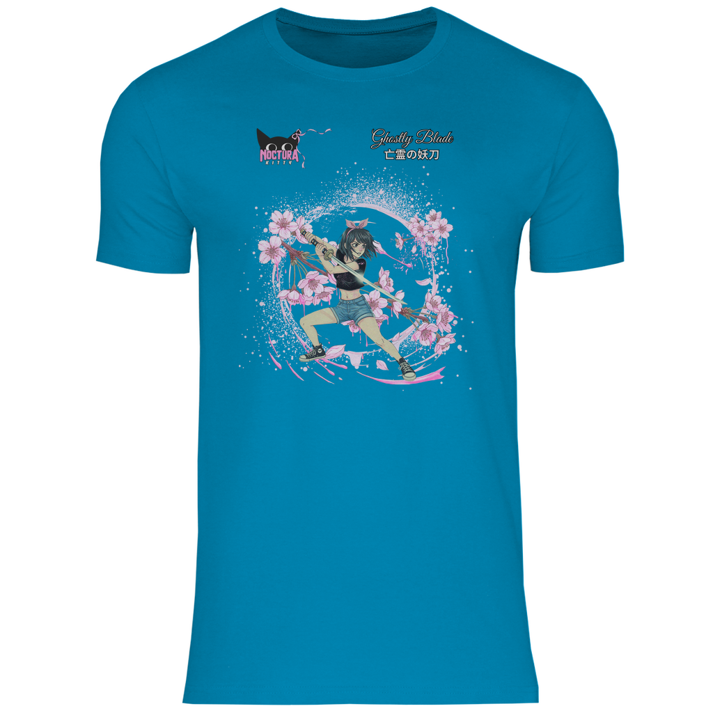Herren T-Shirt "Ghostly Blade" Premium Ribbon Edition