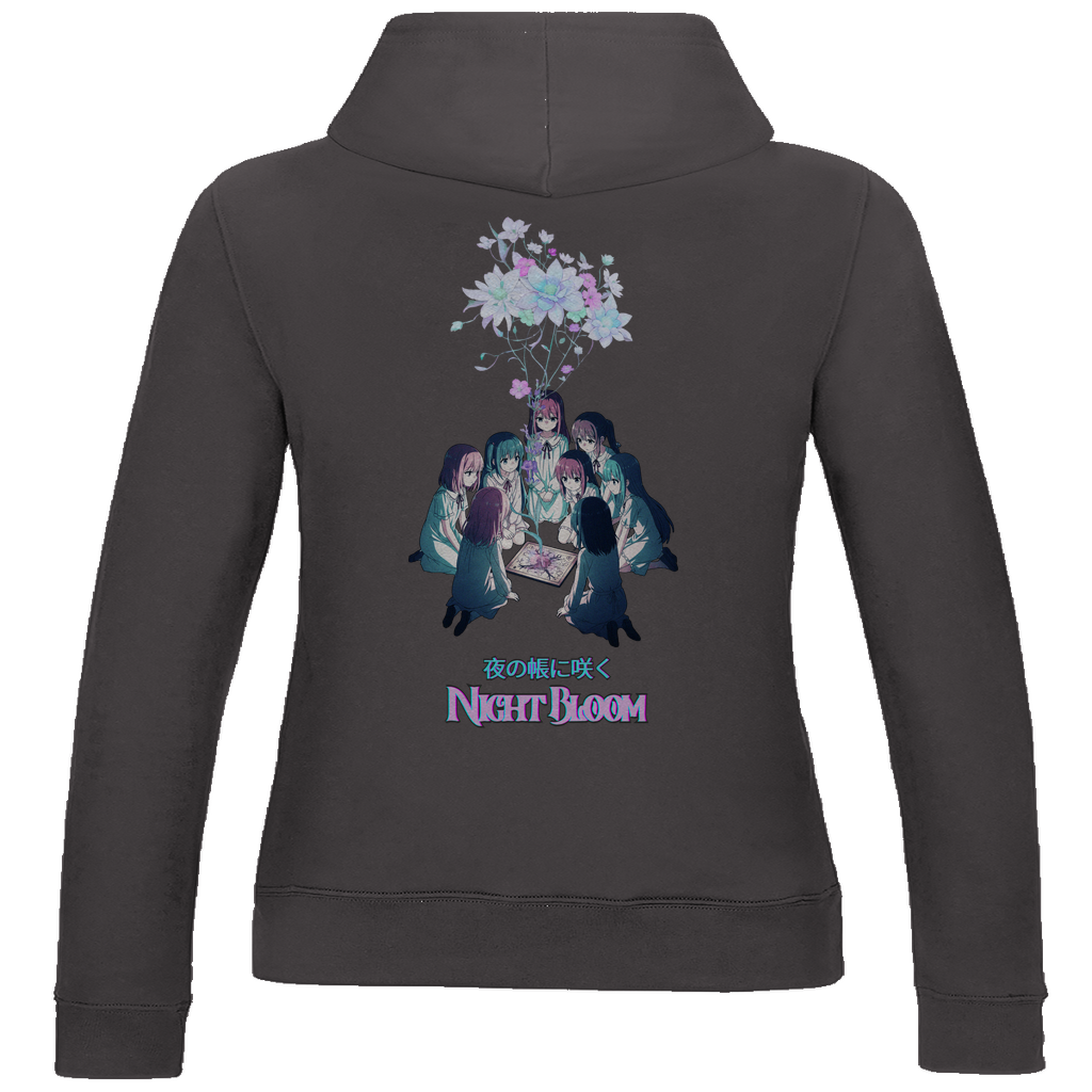 Damen Hoodie "Night Bloom" Premium Ribbon Edition